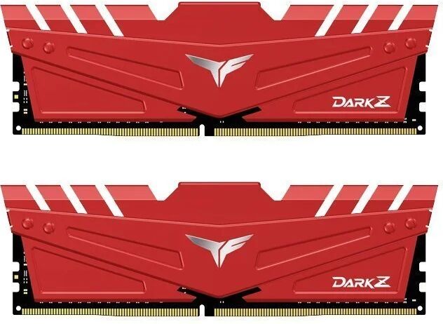 team-group Team group t-force dark z ddr4 3200mhz pc4-25600 32 gb 2x16gb cl16 vermelhas