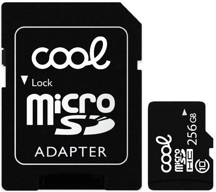 Cool tarjeta de memoria micro sd 256gb clase 10 + adaptador