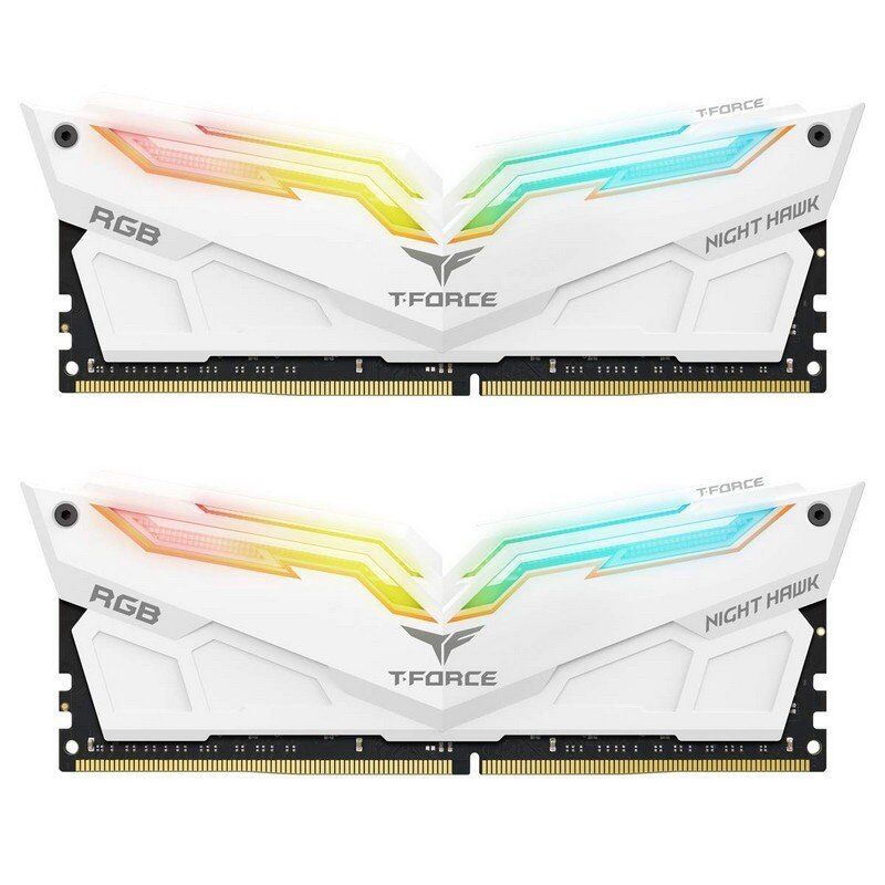 team-group Team group t-force night hawk gen2 white rgb ddr4 3600 pc4-28800 32gb 2x16gb cl18