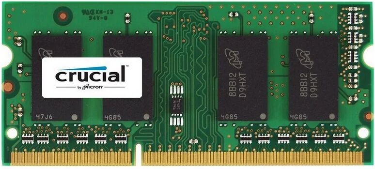 Crucial ddr3l 1600 pc3-12800 8gb cl11 so-dimm