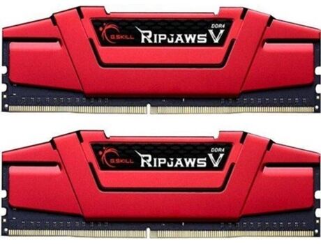 Gskill Memória RAM DDR4 Ripjaws V (2 x 8 GB - 2666 MHz - CL 15 - Vermelho)