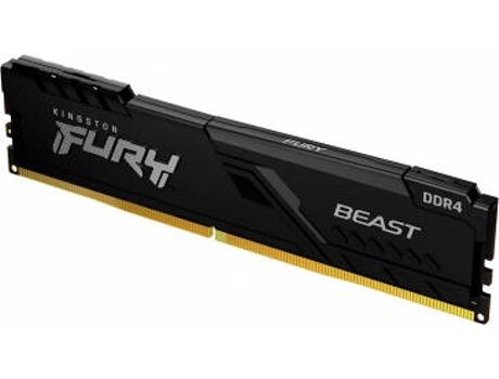 Kingston Memória RAM KINGSTON Fury Beast (1 x 16 GB - 2666 MHz - CL 16 - Preto)