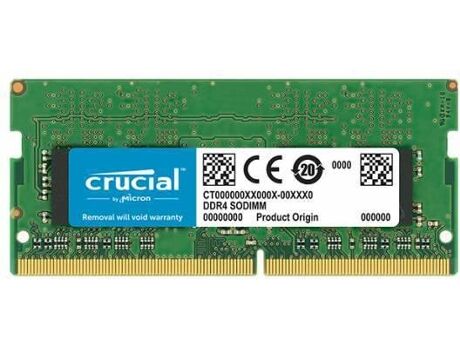 Crucial Memória RAM DDR4 CT4G4SFS824A (1 x 4 GB - 2400 MHz - CL 17 - Verde)