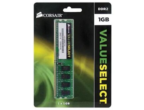 Corsair Memória RAM DDR2 VS1GB667D2 (1 x 1 GB - 667 MHz - CL 5 - Verde)