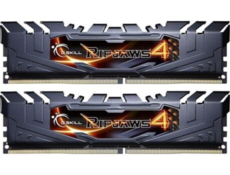 Gskill Memória RAM DDR4 Ripjaws 4 (2 x 8 GB - 3000 MHz - CL 15 - Preto)