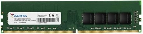 Lagos Memória RAM DDR4 ADATA AD4U2666716G19-B (2 x 8 GB - 2666 MHz - CL 19 - Verde)