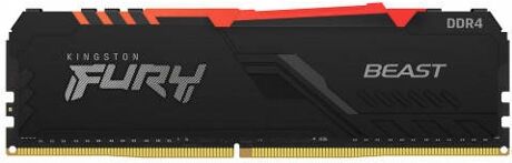 Kingston Memória RAM DDR4 KINGSTON FURY Beast RGB (1 x 16 GB - 3200 MHz - CL 16 - RGB)