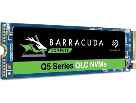 Seagate Disco SSD Interno BarraCuda Q5 (1 TB - PCI Express 3.0 - 2400 MB/s)