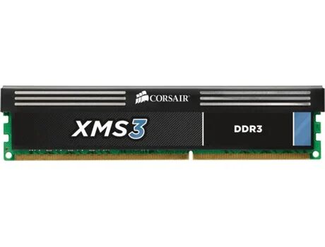 Corsair Memória RAM DDR3 CMX4GX3M1A1333C9 (1 x 4 GB - 1333 MHz - CL 9 - Verde)