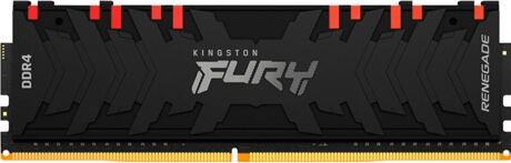 Kingston Memória RAM DDR4 KINGSTON FURY Renegade RGB (1 x 8 GB - 3200 MHz - CL 16 - Preto)