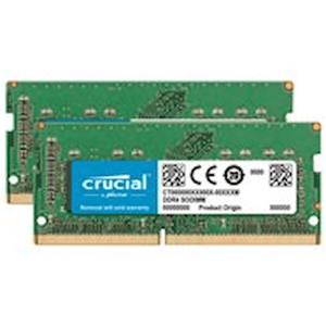 Crucial - DDR4 - sats - 64 GB: 2 x 32 GB - SO DIMM 260-pin