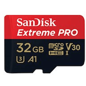 Extreme Pro microSDHC 32GB+SD Adapter