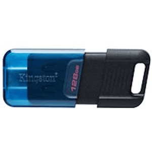 Kingston DataTraveler 80 M - USB flash-enhet - 128 GB - USB-C