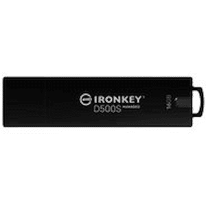 Kingston IronKey D500SM - USB flash-enhet - krypterat - 16 GB