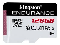 Kingston High Endurance - Flash-minneskort - 128 GB - A1 / UHS-I