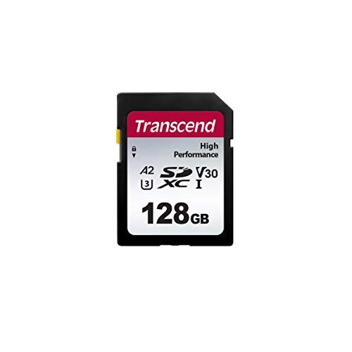 TS128GSDC300S Transcend 128 GB SDXC-kort UHS-I U3 A2 TS128GSDC330S