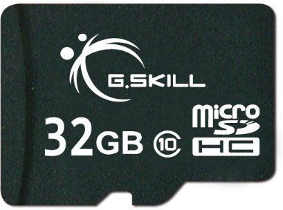 FF-TSDG32GA-C10 G.Skill Class 6 MicroSDHC flashkort med SD-adapter (FF-TSDG32GA-C6) 32 GB Svart