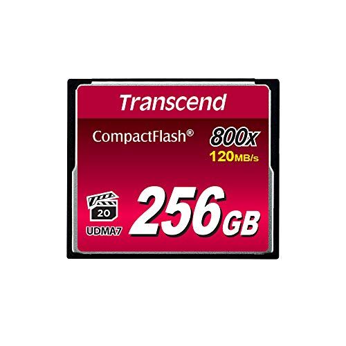 TS256GCF800 Transcend 256 GB CompactFlash 800 minneskort