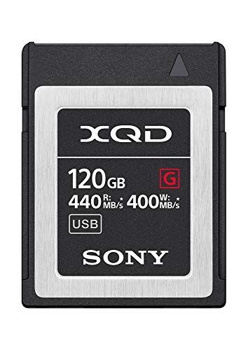 QDG120F Sony  XQD Flashminneskort, 120 GB, Svart/Silver