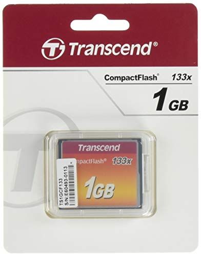 TS1GCF133 Överför kompakt flashminneskort 133 X 1 GB Svart