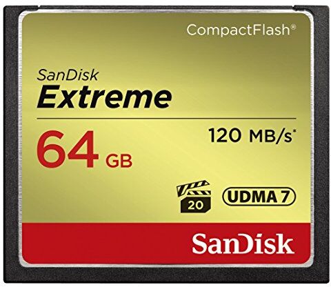 SDCFXSB-064G-G46 SanDisk CompactFlash  Minneskort, Svart 64 GB