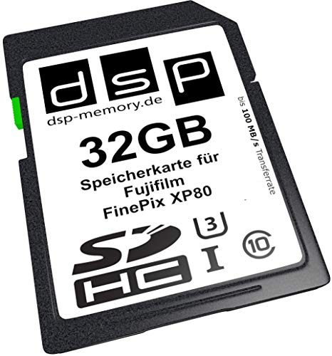 Z-4051557429857 32 GB Ultra Highspeed minneskort för Fujifilm FinePix XP80 digitalkamera