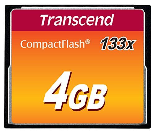 TS4GCF133 Överför kompakt flashminneskort 133 X 4 GB Svart