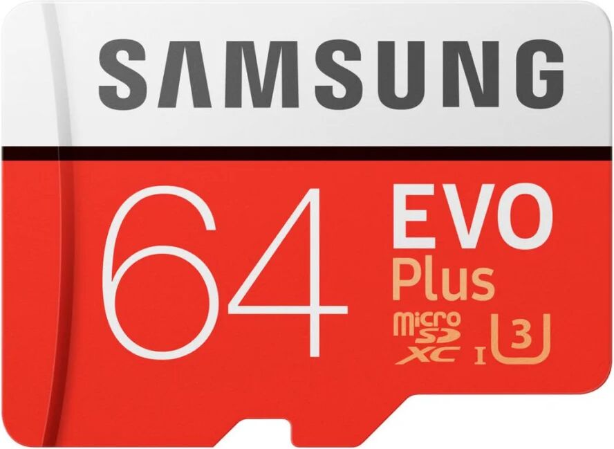 Samsung MICRO SDXC EVO PLUS 64GB CLASS 10 W/SD-ADAPTER