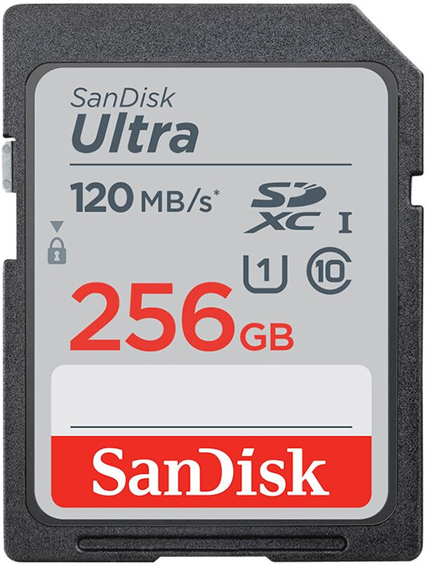 SanDisk SDXC Ultra UHS-I 256GB, Class 10, 120MB/S