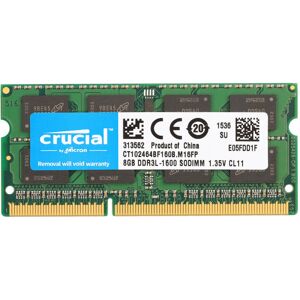 Unbranded 8GB Sodimm Laptop 1600MHz DDR3L PC3-12800 Memory RAM DDR3 1x 8G GB for Crucial