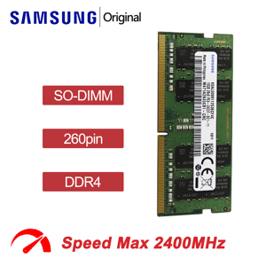 SHEIN Samsung Ram Memory Ddr4 8gb 16gb 4gb 2400MHz, Memoria Ram Ddr4 For Notebook Laptop, 260pin, SO-DIMM Green 4GB,16GB,8GB