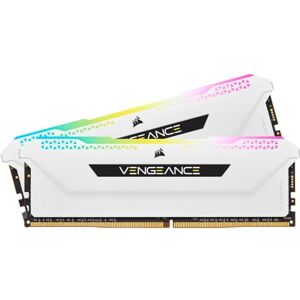 Corsair Vengeance RGB PRO SL 32GB (2x16GB) DDR4 3600MHz C18, Illuminated Desktop Memory Kit (10 Individually Addressable RGB LEDs, Wide Compatibility, Optimised for Bandwidth & Response Times) White