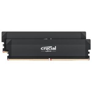 Crucial Pro DDR5 RAM 32GB Kit (2x16GB) 6000MHz CL36, Overclocking Gaming Memory, Intel XMP 3.0 / AMD EXPO, Computer Memory (PC) DDR5 32GB RAM, Black - CP2K16G60C36U5B