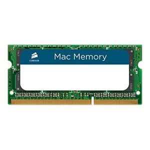 Corsair Mac Memory SODIMM 4GB (1x4GB) DDR3 1333MHz CL9 Memory for Mac Systems, Apple Qualified - Black