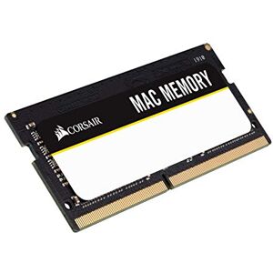 Corsair Mac Memory SODIMM 64GB (2x32GB) DDR4 2666MHz CL18 Memory for Mac Systems, Apple Qualified - Black