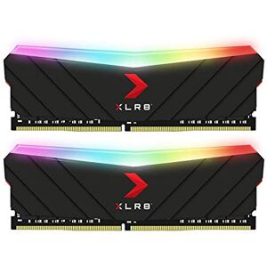 PNY 16GB (2x8GB) XLR8 Gaming Epic-X RGB DDR4 4000MHz (PC4-32000) Desktop Memory RAM – (MD16GK2D4400018XRGB), Black