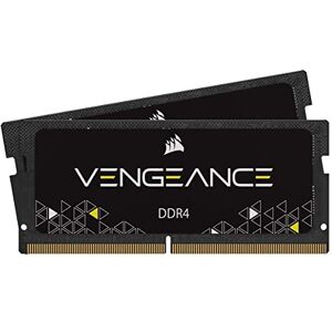 Corsair Vengeance SODIMM 32GB (2x16GB) DDR4 2666MHz CL18 Memory for Laptop/Notebooks (Intel 6th Generation Intel Core i5 and i7 Processor Support) Black