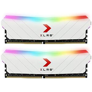 PNY 16GB (2x8GB) XLR8 Gaming EPIC-X RGB DDR4 3200MHz Desktop Memory Kit White Edition 16GB (2x8GB) 3200MHz White