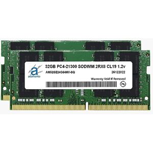 Adamanta 64GB (2x32GB) Memory Upgrade for 2019 Apple iMac 27" w/Retina 5K Display, Late 2018 Apple Mac Mini DDR4 2666Mhz PC4-21300 SODIMM 2Rx8 CL19 1.2v DRAM RAM