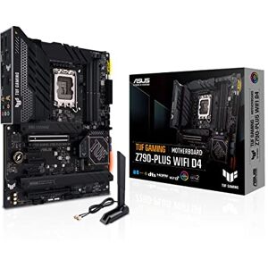 Asus TUF Z790 PLUS Intel LGA 1700 ATX VRM 20+1-Phasen-Motherboard, DDR4, fünf M.2-Steckplätze, PCIe 5.0, Thunderbolt 4 USB-Typ-C-Anschluss, Wi-Fi 6E, AI-Overclocking und Aura Sync RGB