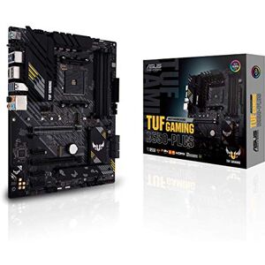 Asus TUF Gaming B550-Plus Mainboard Sockel AM4 (ATX, Ryzen, PCIe 4.0, 2x M.2, 2Gbit/s Ethernet, SATA 6Gbit/s, USB 3.2 Gen 2 Typ-A/C, Aura Sync)