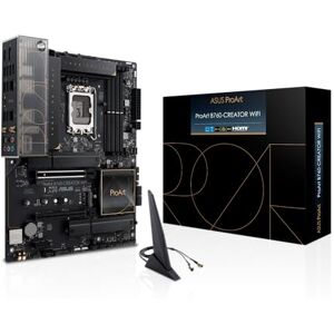 Asus PROART B760-CREATOR WiFi Mainboard Sockel Intel LGA1700 (ATX, PCIe 5.0, DDR5 Speicher, WiFi 6, 3X M.2, USB 3.2 Gen2x2, für Content Creator)