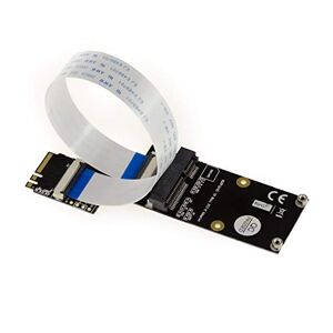 KALEA-INFORMATIQUE . Konverter Mini PCIe zu M.2 Key A E Stecker für Bluetooth WiFi Karte