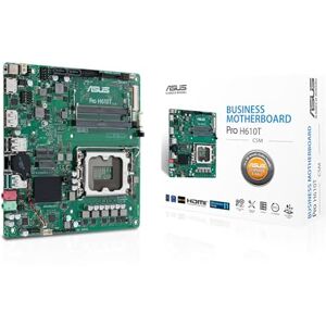 Asus Pro H610T-CSM Mini-ITX H610 Business-Mainboard (LGA 1700 Sockel, Control Center Express, verbesserte Sicherheit, Zuverlässigkeit, Verwaltbarkeit und Effizienz)