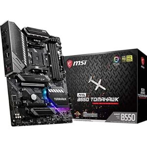 MSI MAG B550 Tomahawk (AMD AM4 DDR4 M.2 USB 3.2 Gen 2 HDMI ATX Gaming Motherboard AMD Ryzen 5000 Prozessoren