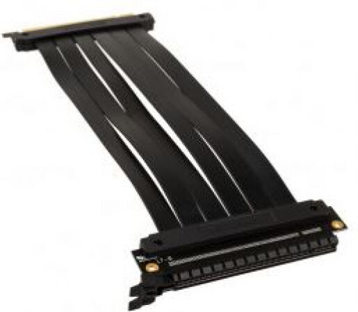 Phanteks 300mm PCI-E x16 Riser Flachband-Kabel mit 180-Grad-Adapter