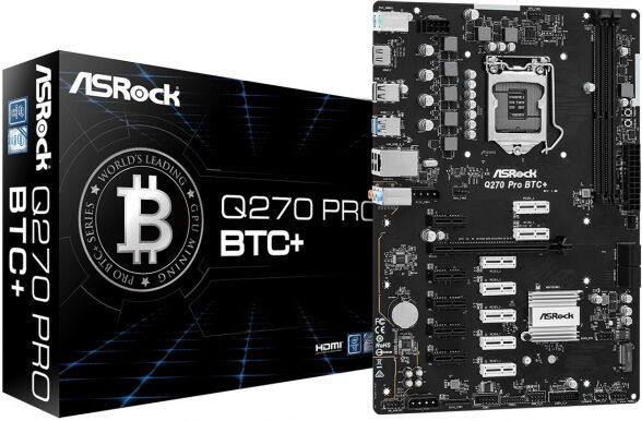 ASRock Q270 PRO BTC+ - Intel Sockel 1151