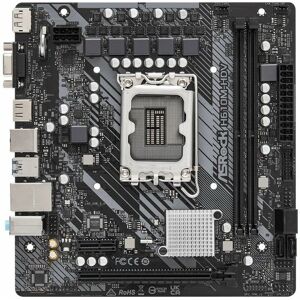 ASRock H610M-HDV mATX Mainboard Sockel 1700 /M.2/HDMI/DP/VGA/USB3.0 (H610M-HDV)