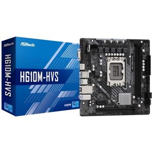 Asrock H610M-HVS Intel H610 LGA 1700 Micro-ATX