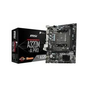 MSI A320M-A PRO Motherboard AMD A320 Socket AM4 micro ATX